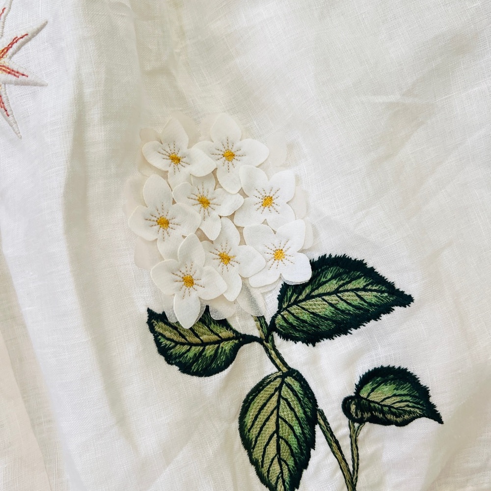 Agua by Agua Bendita TANGELO WILD MAXI SKIRT

Embroidered Appliqués - Picture 7 of 13